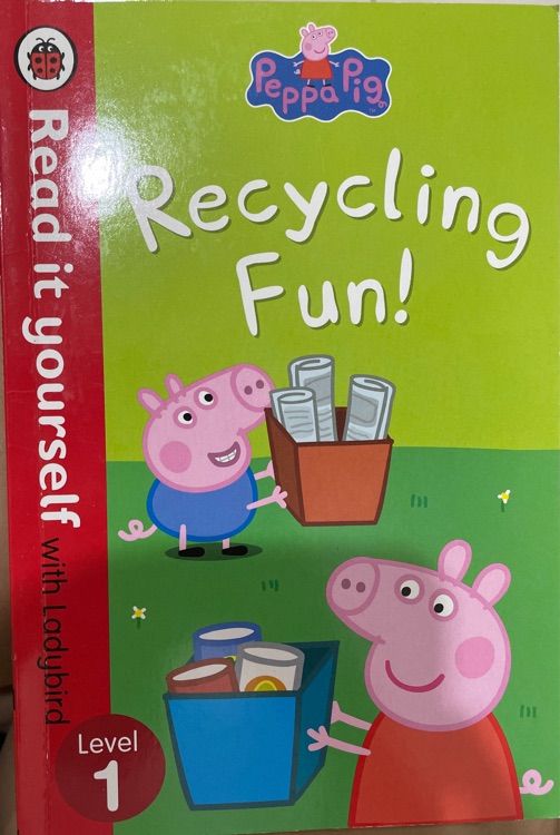 Recyling fun: Read it yourself