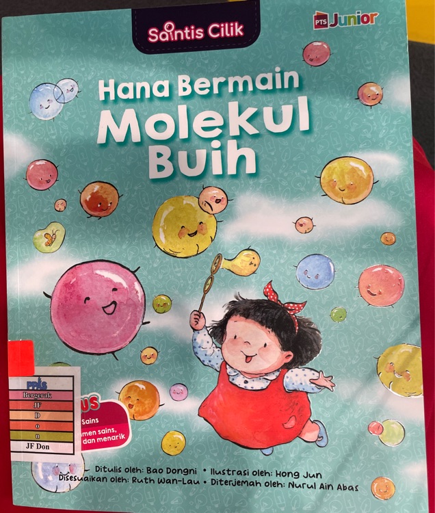 Hana bermain molekul buih