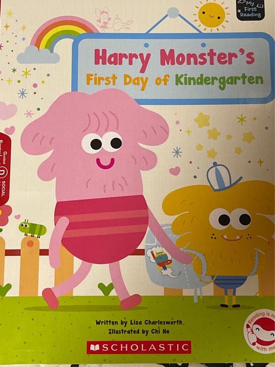 Harry Monster's First Day of Kindergarten