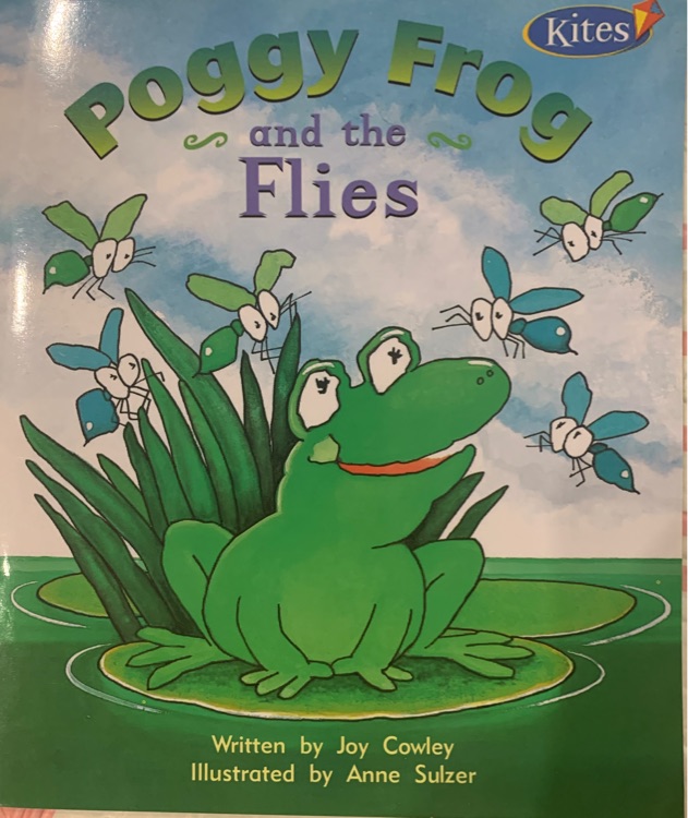 poggy frog and the flies