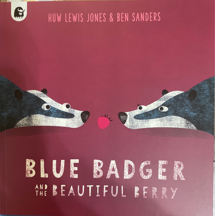Blue badger and the beautiful berry