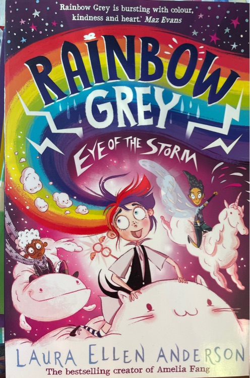 Rainbow grey eye of the storm