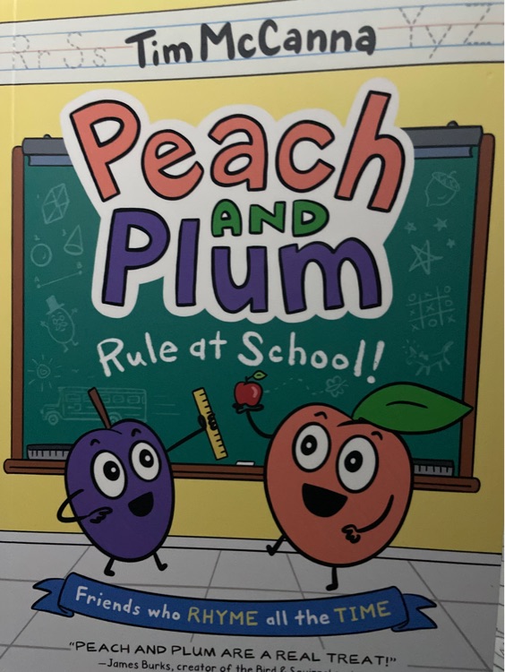 Peach and plum