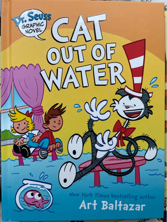 Dr. suess graphic novel cat out of water