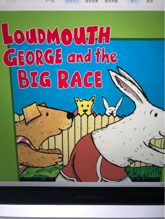 loudmouth georage and the big race