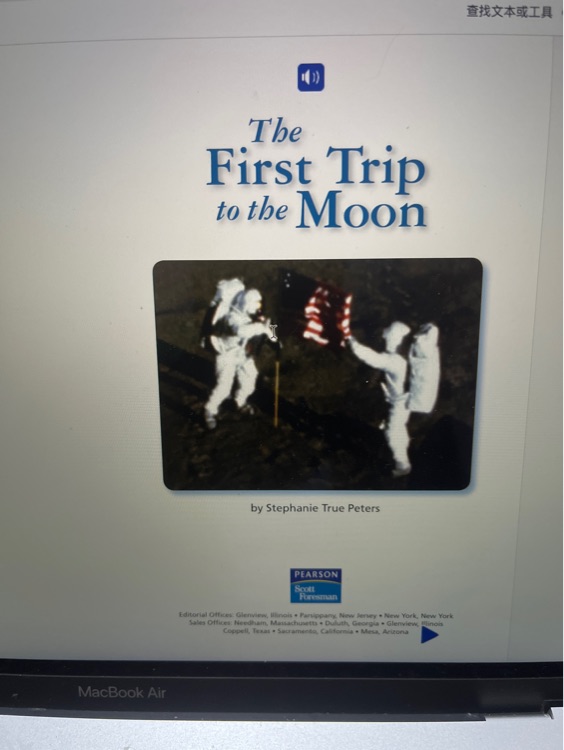 The first trip to the moon