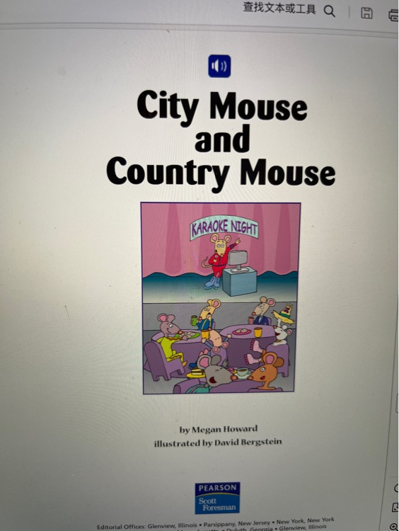 City mouse and country mouse