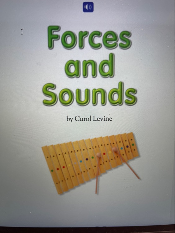 Forces and sounds