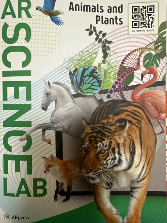 Ar science lab animals and plants