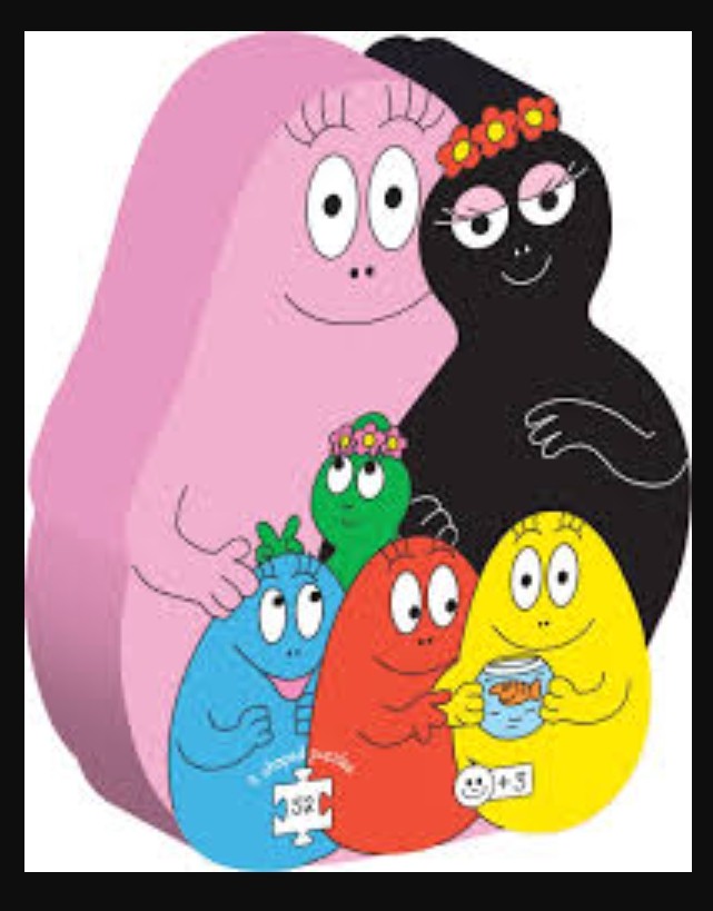 The Barbapapa Family Shaped Puzzles