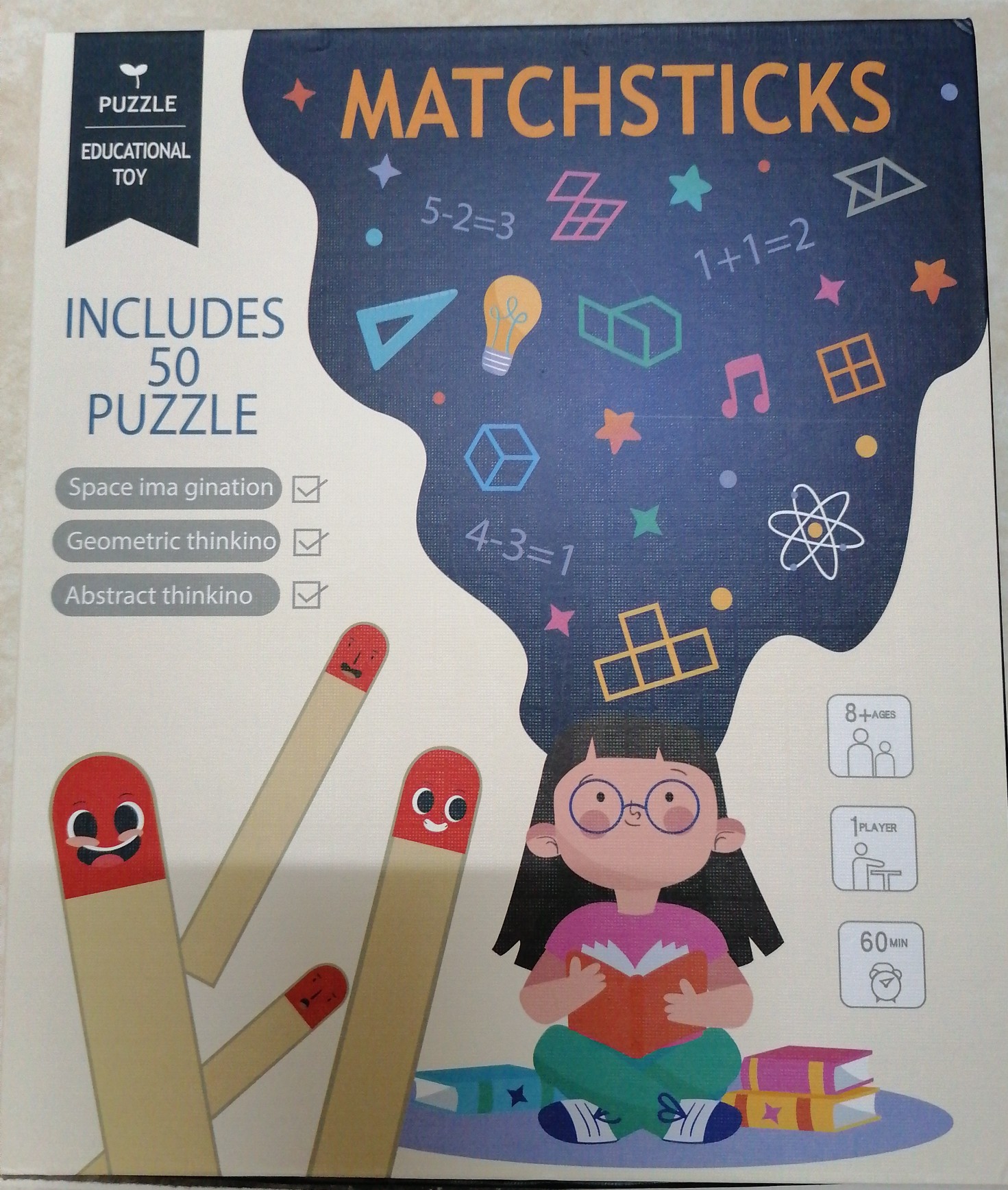 MATCHSTICKS 50 PUZZLE