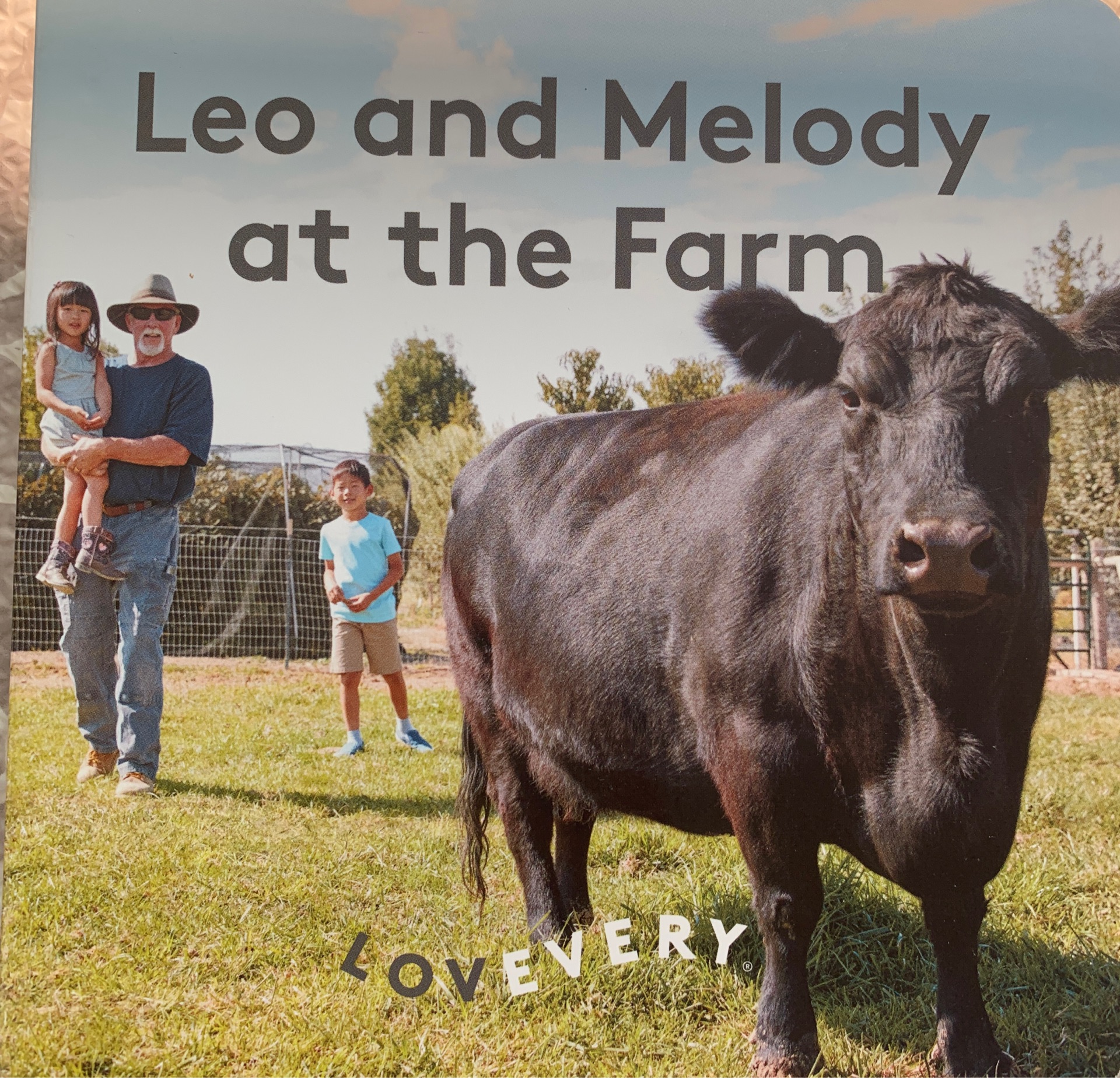 leo and melody at the farm