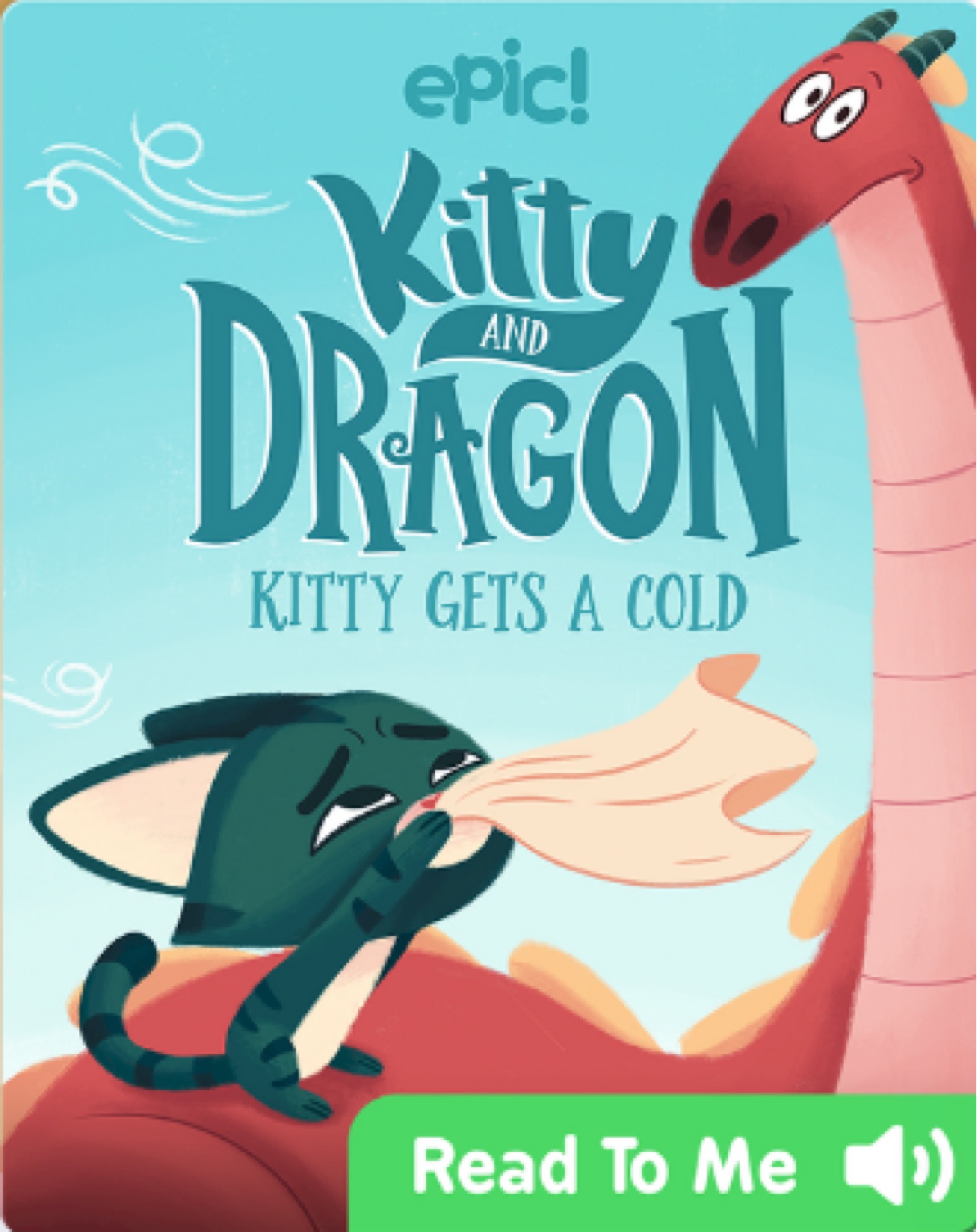 Kitty and Dragon-kitty gets a cold