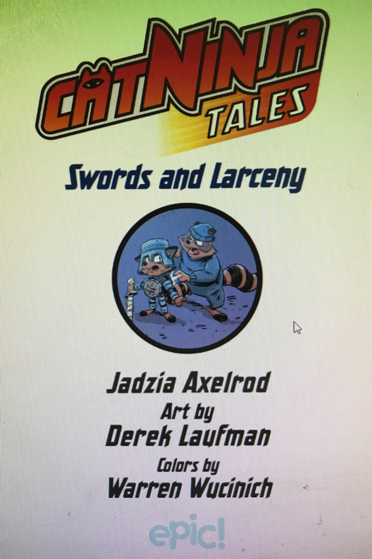 Cat Ninja Tales Swords and Larceny