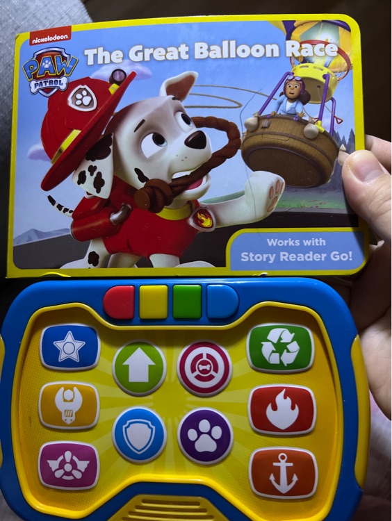 Paw patrol story reader- The great balloon race