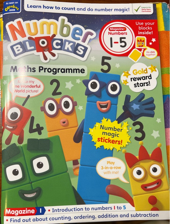 Numberblocks Maths Programme 1-5