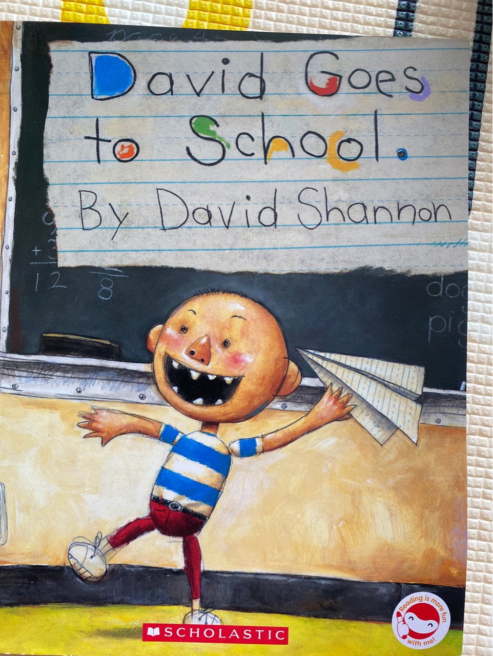 David goes to school