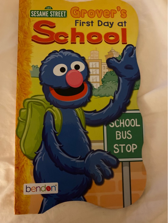 Grover's first day at school