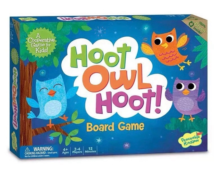 桌游 Hoot Owl Hoot 貓頭鷹回家(Peaceable Kingdom)