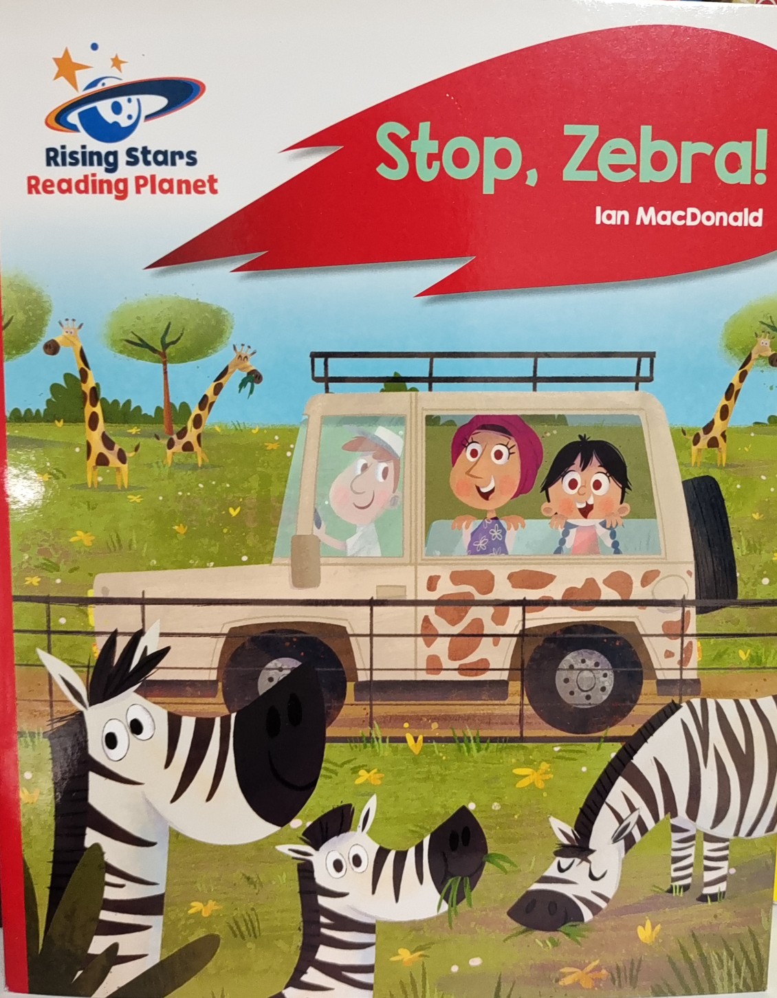 rising stars reading : planet stop, zebra!