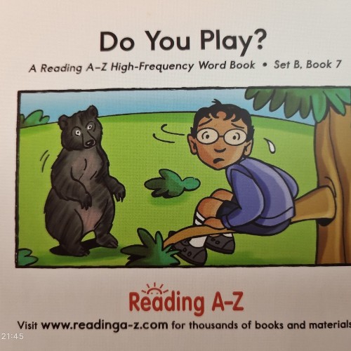 A Reading A-Z High-frequency Word Book·Set B, Book 7