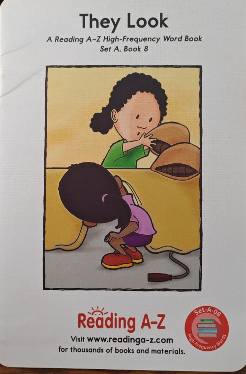 A Reading A-Z High-Frequency Word Book Set A, Book 8: They Look