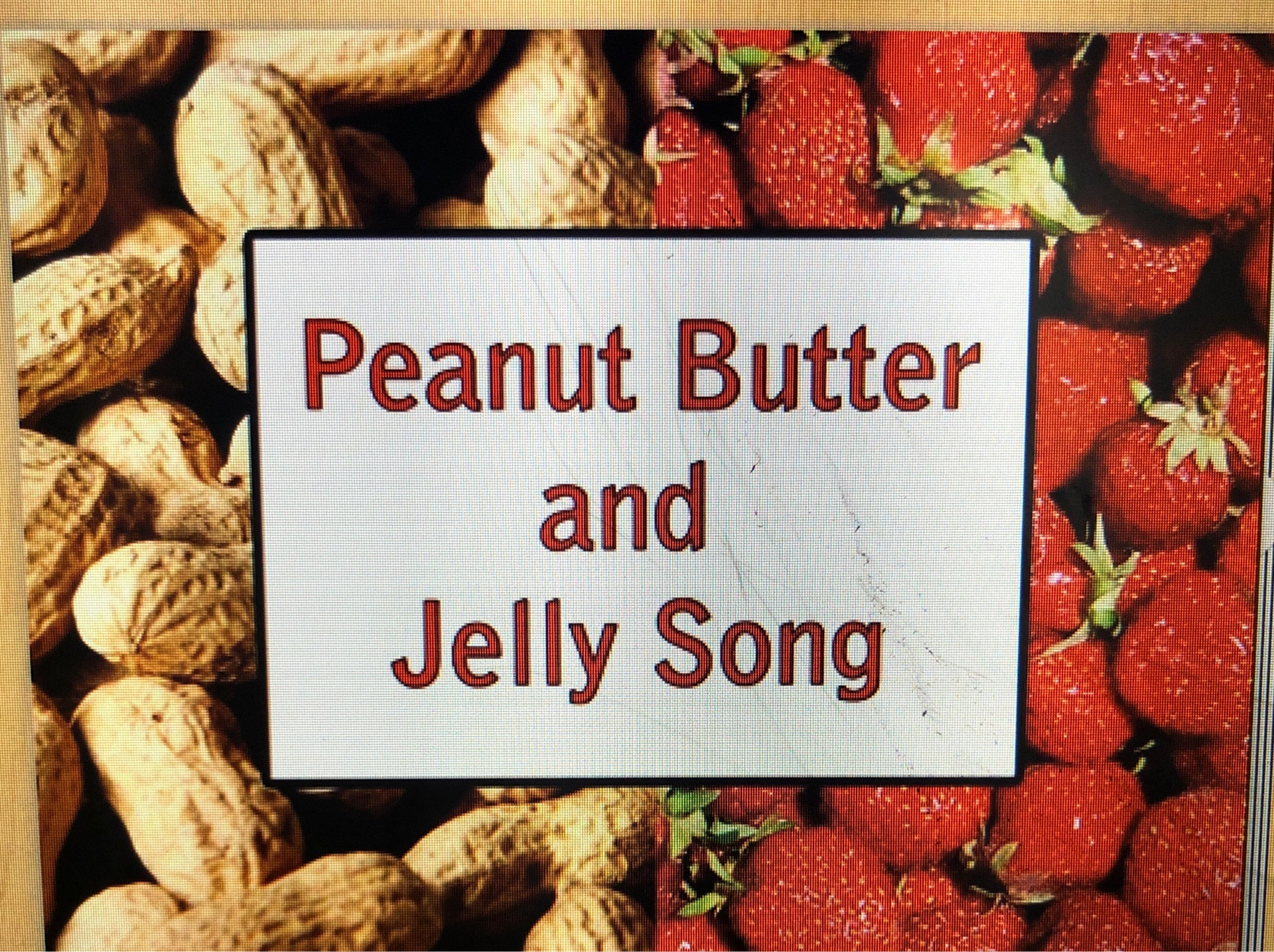 peanut butter and jelly song