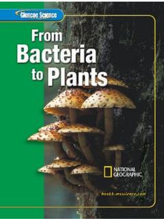 From Bacteria to Plants从细菌到植物