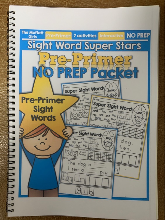 sight word super stars (pre-primer)