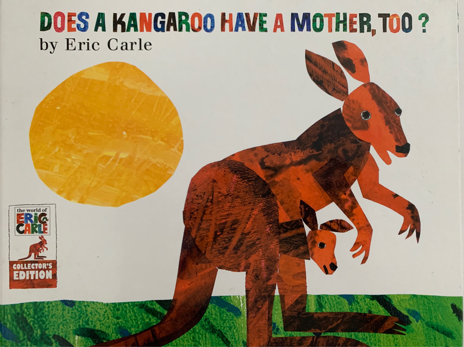 Eric Carle Does a Kangaroo Have a Mother Too? Book & Plush Toy 11" (Bundle) (Kohl's Cares)