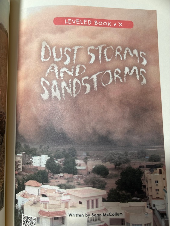 dust storms and sandstorms