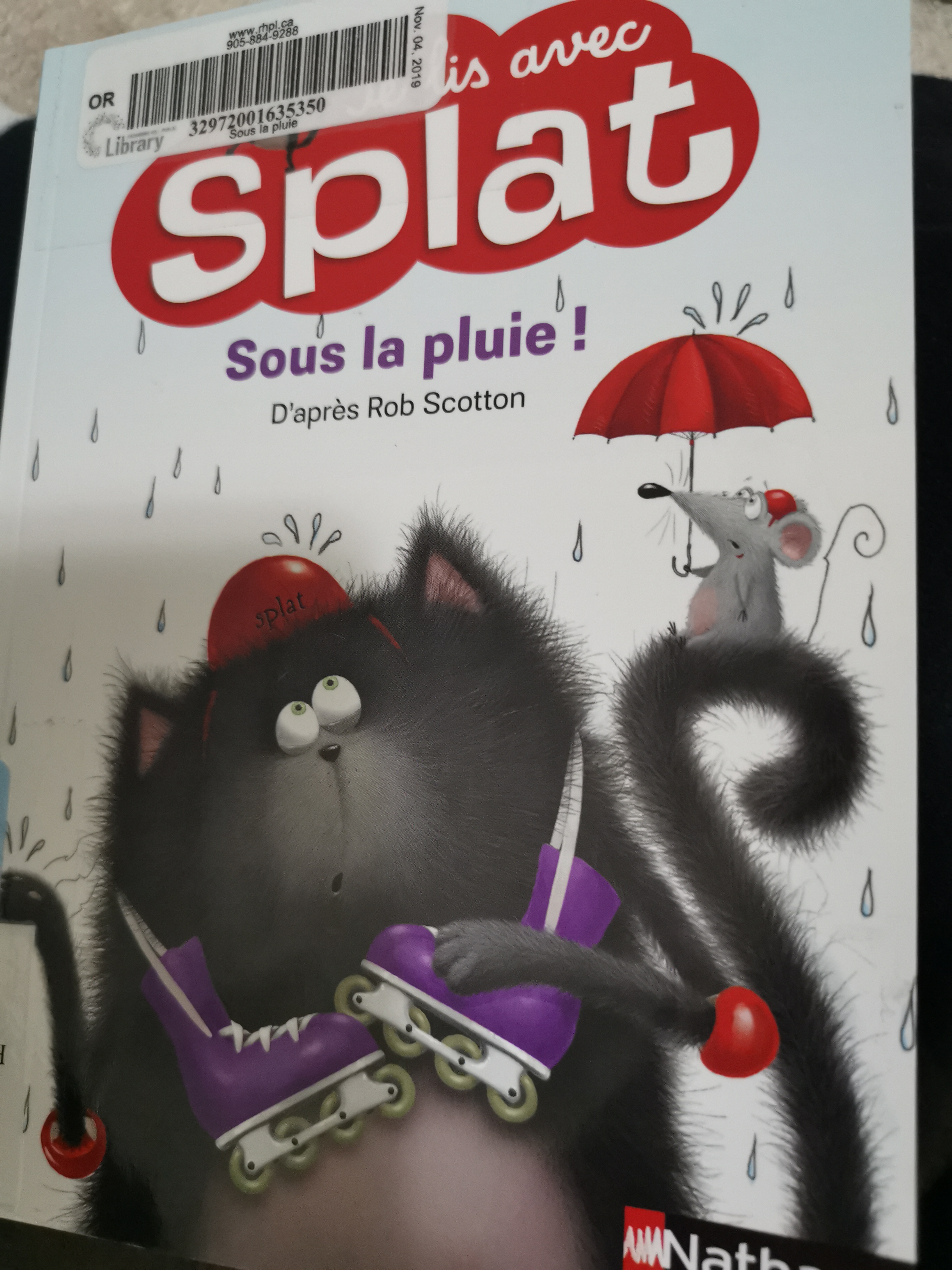 sous la pluie