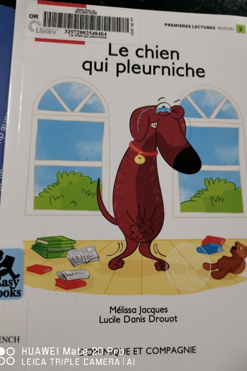 LE CHIEN QUI PLEURNICHE