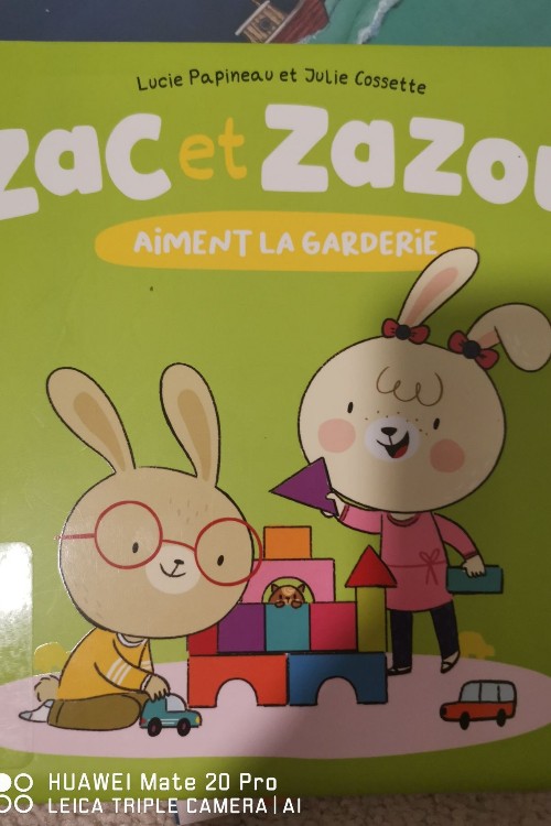 Zac et Zazou aiment la garderie