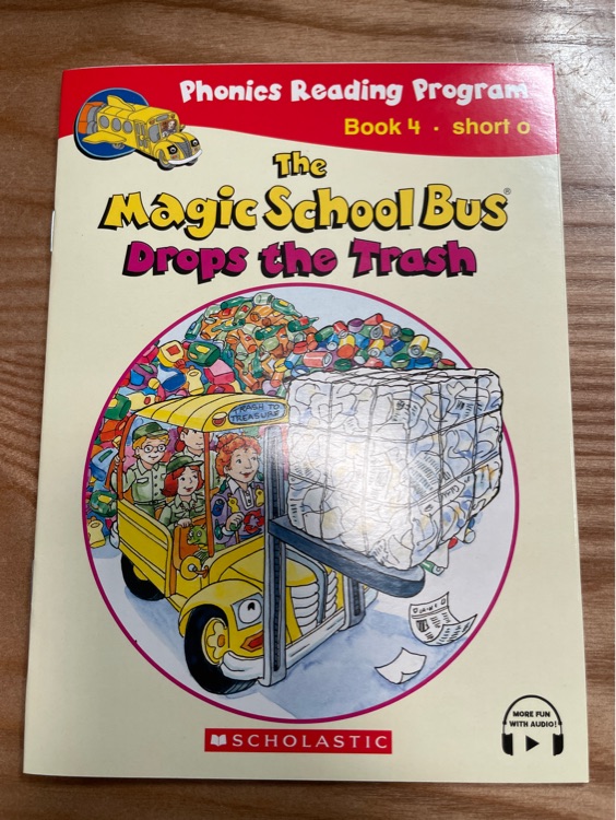 The magic school bus drops the trash