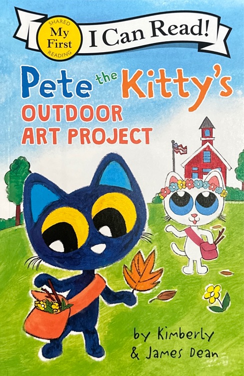 英文原版My first I Can Read Pete the Kitty's Outdoor Art Project皮特貓: 戶外藝術(shù)項(xiàng)目經(jīng)典暢銷皮特貓系列平裝分級(jí)讀物適用4-8歲