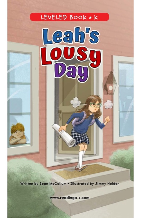 Leah's Lousy Day(RAZ K)