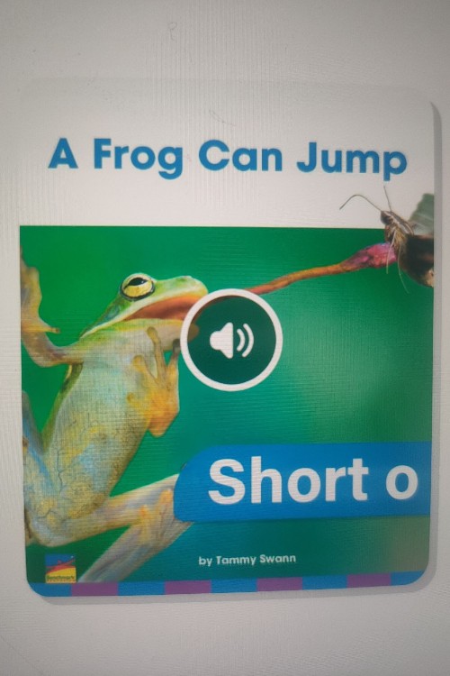 a frog can jump