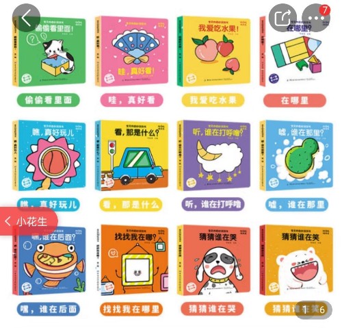 寶貝的奇妙洞洞書(shū) 0-3歲全套12冊(cè) 猜猜這是誰(shuí) 盒裝翻翻書(shū) 中英雙語(yǔ)啟蒙認(rèn)知嬰幼兒撕不爛寶寶益智早教玩具