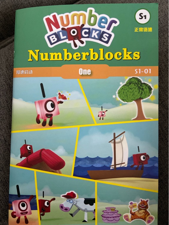 Number blocks  One