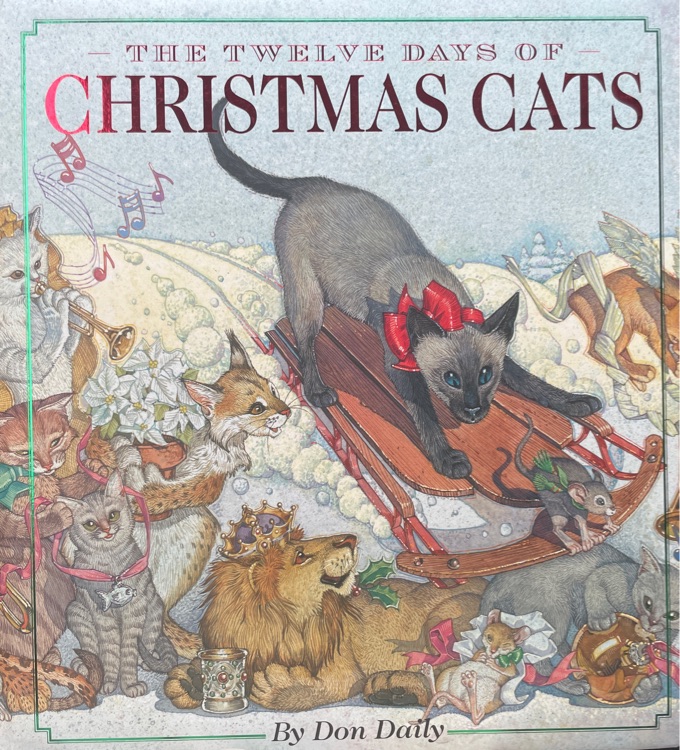 The twelve days of christmas cats