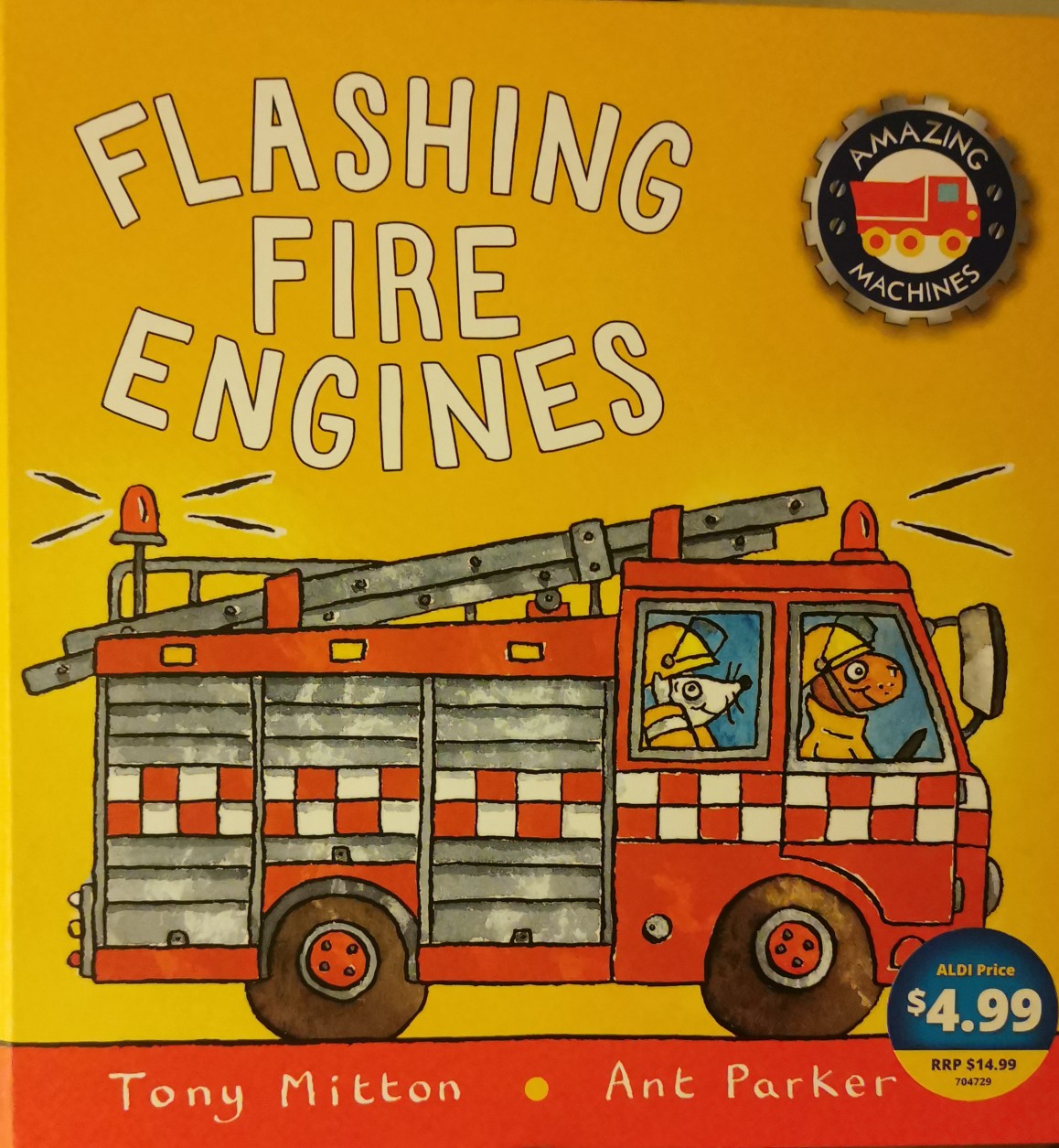 Flashing Fire Engine