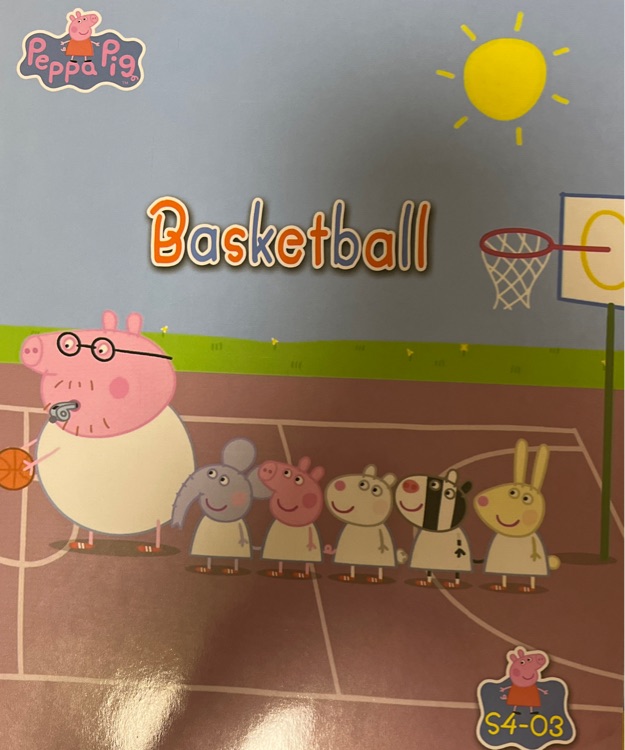 Peppa pig S4-03 Basketball