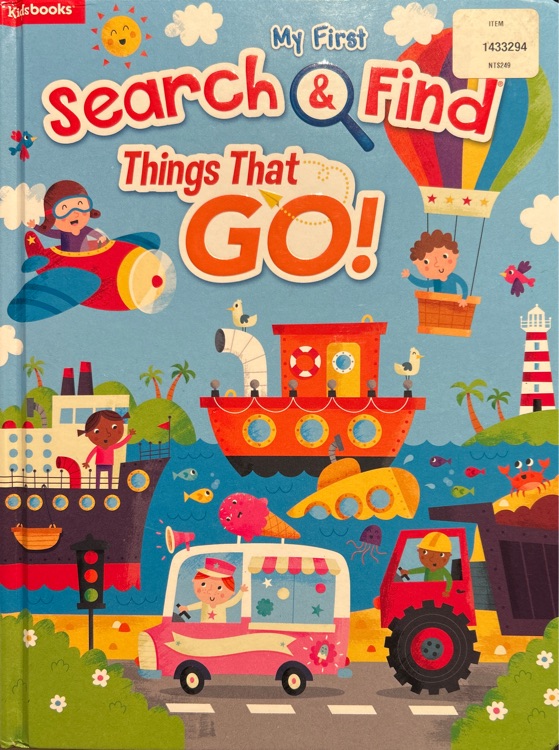 My First Search & Find: Things That Go!