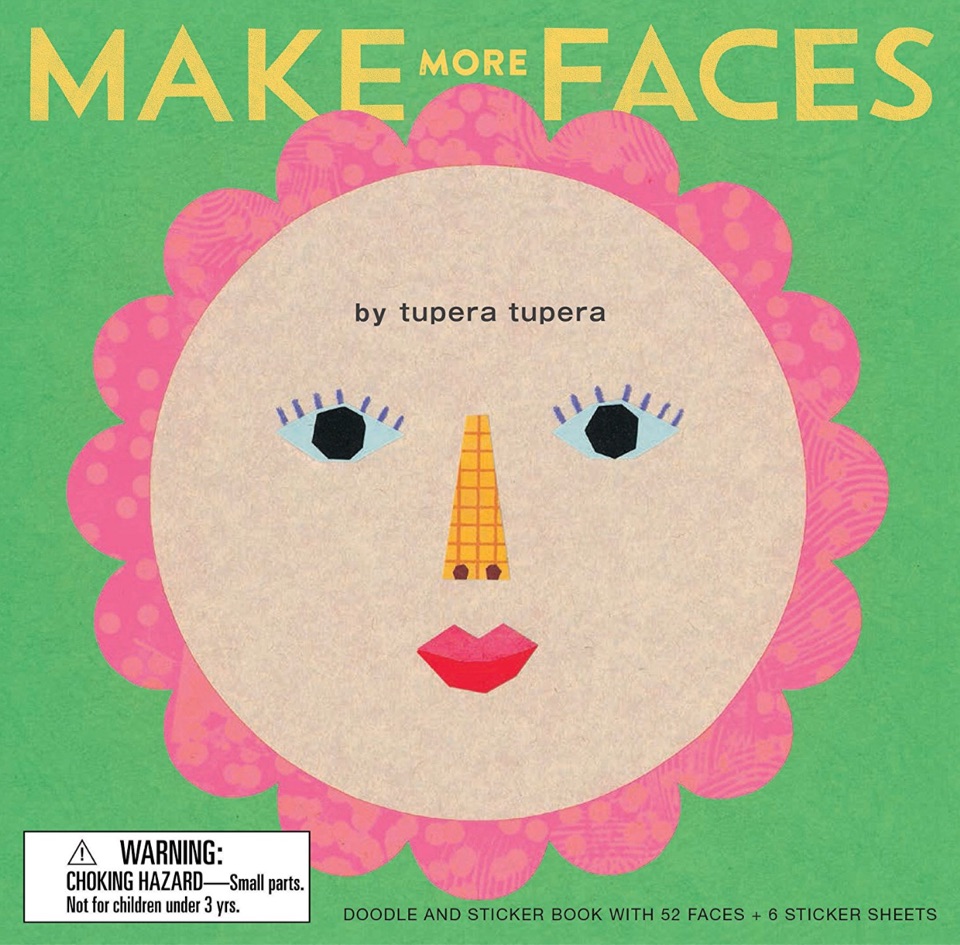 Make More Faces: Doodle and Sticker Book with 52 Faces + 6 Sticker Sheets