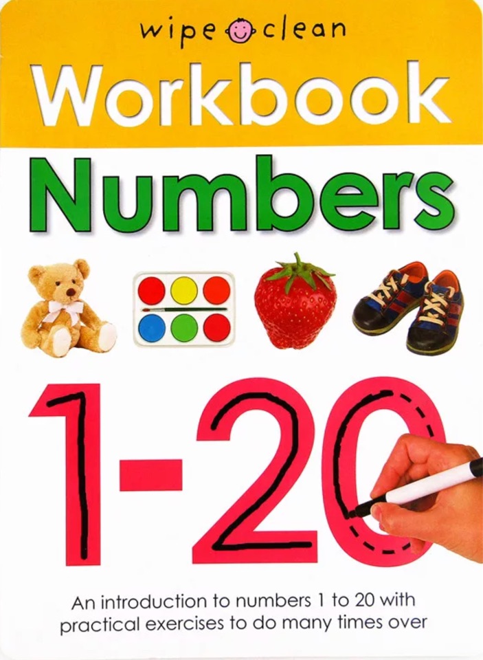 Wipe Clean Workbook Numbers 1-20