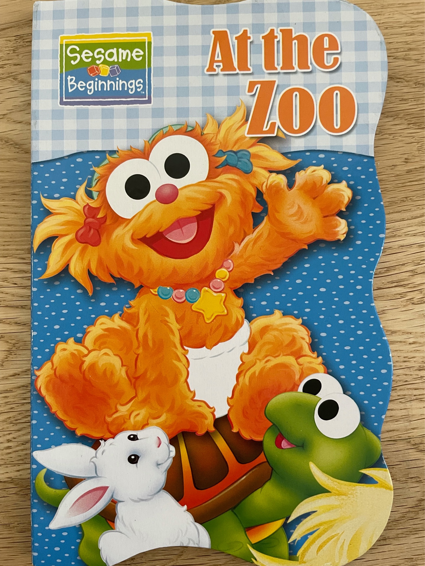 Sesame Beginnings At the zoo book (Sesame beginnings)