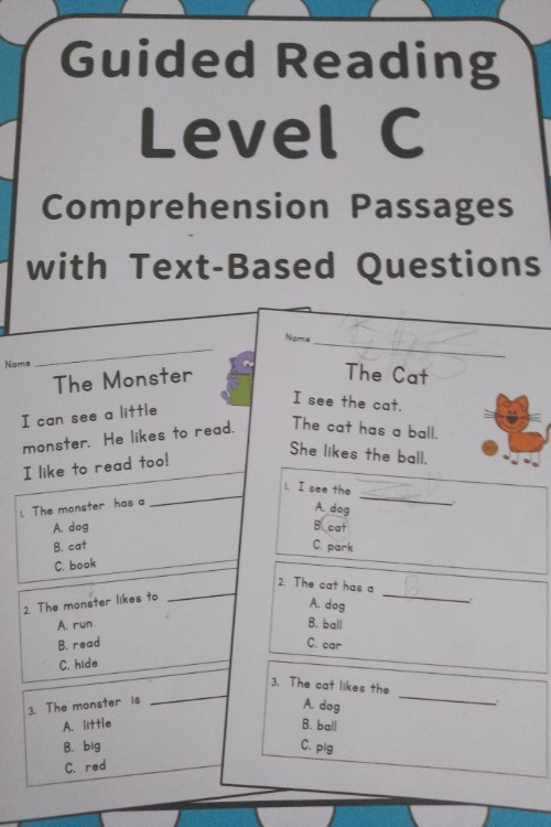 guided reading level C