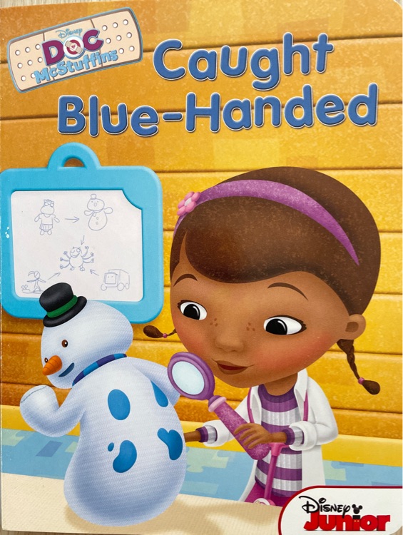 Caught blue-handed