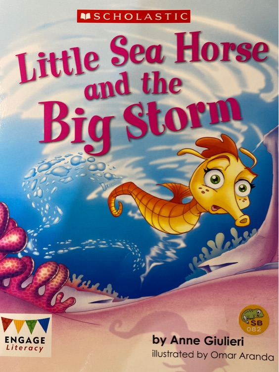 Little sea horse and the big storm